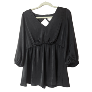 3/$25 Isabel by Ingrid and Isabel black maternity top size XL EUC
